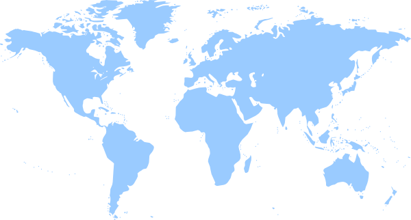 Worldmap Blue